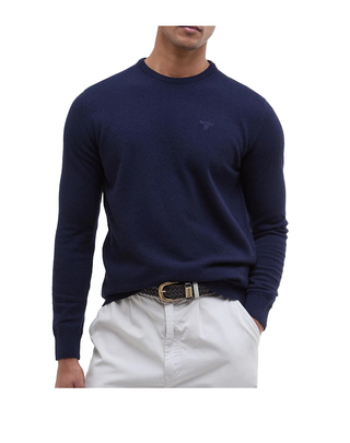 PULLOVER UOMO "ESSENTIAL" - NAVY MKN0345 NY71 BARBOUR 