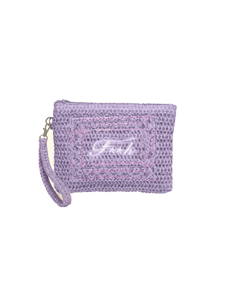 MINI POCHETTE IN RAFIA - LILLA SW0007 LC F**K 
