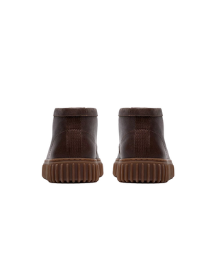 SCARPONCINO UOMO " TORHILL HI" IN PELLE LISCIA - MARRONE SCURO 2618 3425 CLARKS 