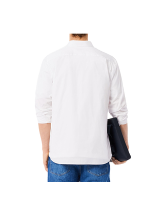 CAMICIA MANICA LUNGA IN COTONE REGULAR FIT - WHITE CH2933 001 LACOSTE 