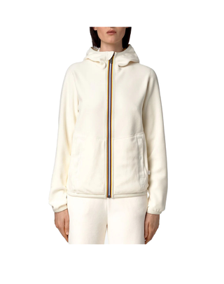 GIACCA DONNA LILY VELOUR POLAR DOUBLE - BIANCO K8138NW AV9 K-WAY 