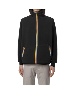 GILET UOMO YANNICK SHERPA POLAR REVERSIBLE - NERO K3132QW AVA K-WAY 