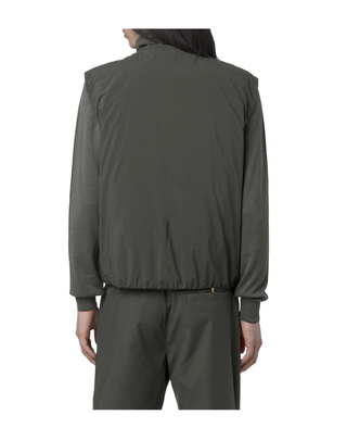 GILET UOMO VALEN PLAIN 70GR - GREEN BLACKISH K2136BW WMR K-WAY 