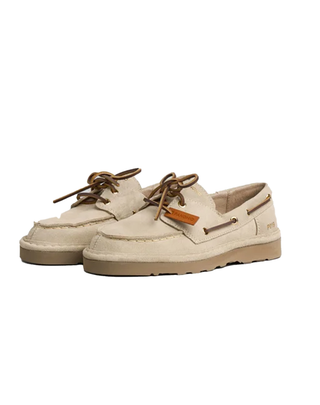 SCARPE DA DONNA IN CAMOSCIO " P019 " - SABBIA P019W001 SAND PANCHIC 