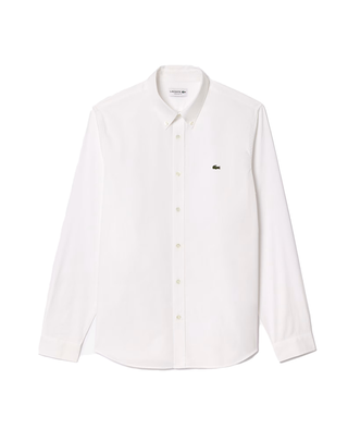 CAMICIA MANICA LUNGA IN COTONE REGULAR FIT - WHITE CH2933 001 LACOSTE 