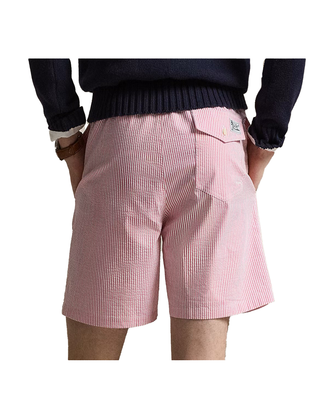 BOXER MARE " TRAVELER CLASSIC 14.5 CM " - RIGA BIANCO ROSA 710957784 500 RALPH LAUREN 