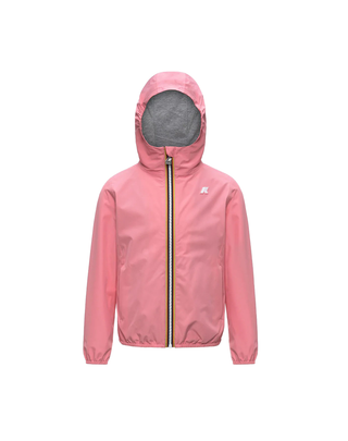 GIUBBINO BAMBINA 10-14 ANNI " P. LILY STRETCH POLY JERSEY " - PINK GERANIUM K2148NW- Q28 K-WAY 