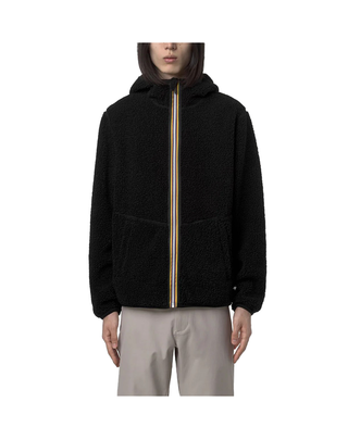 GIUBBINO UOMO JACK SHERPA POLAR REVERSIBLE - NERO K3132NW AVA K-WAY 