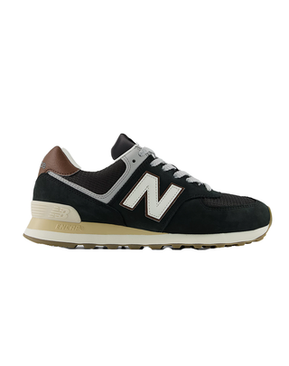 SNEAKERS UOMO " 574 " - BLACK BROWN U574 SB NEW BALANCE 