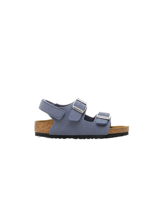 SANDALO KIDS " MILANO " IN BIRKOFLOR - NAVY 1030427-S NAVY BIRKENSTOCK 