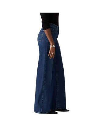 JEANS DONNA "728" PALAZZO VITA ALTA IN DENIM BLU SCURO 0039B-0004 U LEVI'S 