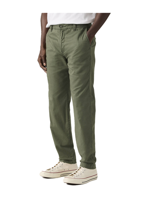 PANTALONI CHINO UOMO IN MISTO COTONE E LINO - VERDE 17196-0197 U LEVI'S 