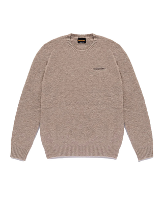 MAGLIONE UOMO "LUKAS" GIROCOLLO - TAUPE M37500 A00140 REFRIGIWEAR 