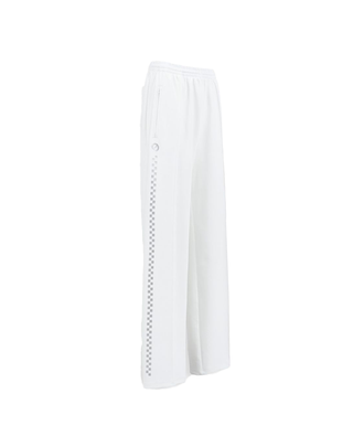 PANTALONE DONNA IN MISTO COTONE " WILLO " - BIANCO SPORCO WILLO JOGGING DOVE NO NAME 