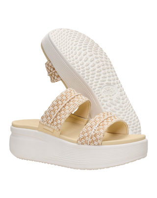 SANDALO DONNA " AUSTIN " - BIANCO CREMA HD.45701 0QT HEY DUDE 