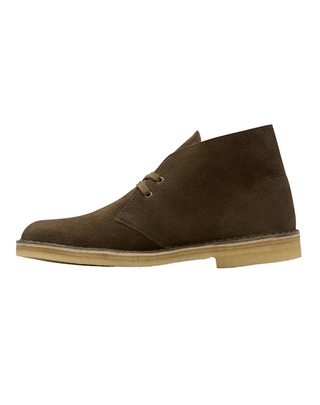 SCARPONCINO UOMO "DESERT BOOT " KAKHI SCURO " 26179328 DARK KHAKI CLARKS 