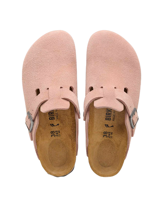 SABOT BOSTON IN PELLE SCAMOSCIATA - PINK CLAY 1031635-S PINK CLAY BIRKENSTOCK 