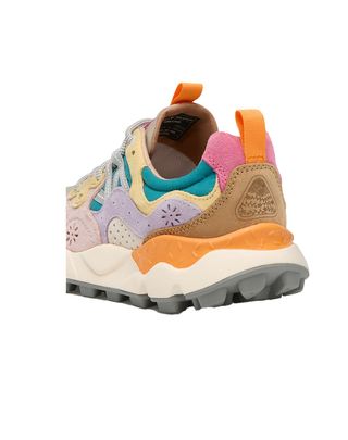 SNEAKERS DONNA YAMAO 3 SUEDE E NYLON - BEIGE ROSA PETROLIO 001-2017817-01 3M51 FLOWER MOUNTAIN 