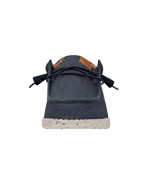 SCARPE UOMO " WALLY WASHED CANVAS " - NAVY