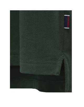 POLO MEZZA MANICA UOMO "ORCHARD PL" - VERDE 731263W 407 SEBAGO 