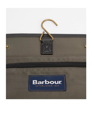 BEAUTY CASE UNISEX TARTAN HANGING - VERDE MAC0425 OL91 BARBOUR 
