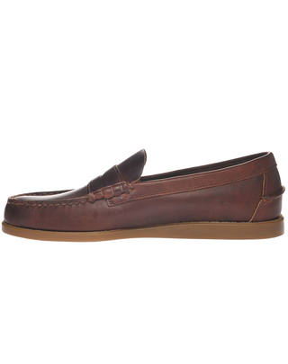 MOCASSINO UOMO "DOLPHIN WAXED" - BROWN-GUM