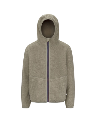 GIUBBINO UOMO JACK SHERPA POLAR REVERSIBILE - GREEN OAK K3132NW B35 K-WAY 