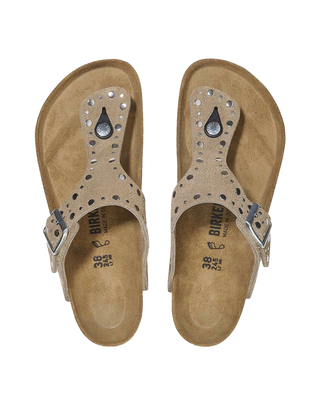 SANDALO INFRADITO GIZEH RIVET - TAUPE 1029388-N TAUPE BIRKENSTOCK 