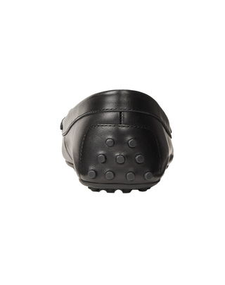 MOCASSINO DONNA BARNSBURY IN CUOIO - NERO 802P09040 001 RALPH LAUREN 