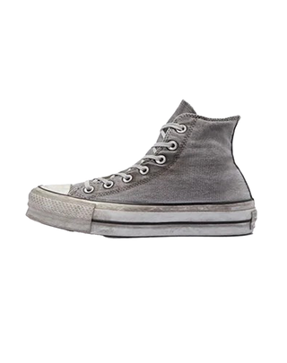 SCARPE DONNA " CUCK TAYLOR ALL STAR PLATFORM "- MSOKED CANVAS 563113C LTD WHITE SMO CONVERSE 