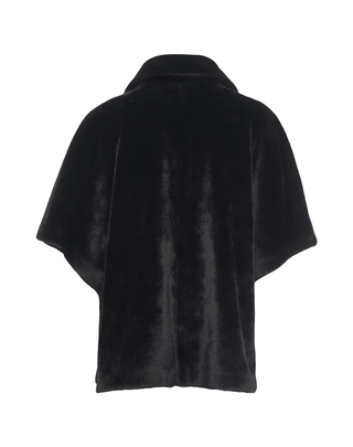 CAPPA IN ECO PELLICCIA NERA E175PU MA001 MANILA GRACE 