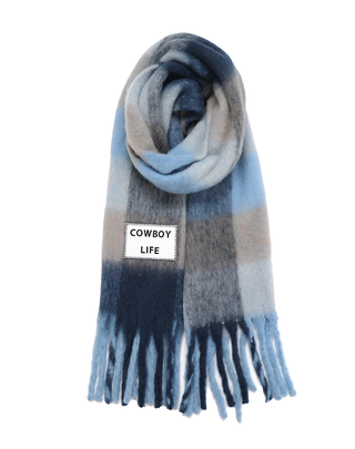 MAXI SCIARPA CON FRANGE - COWBOY LIFE SRP 011 VERB TO DO 