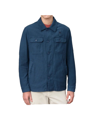 GIACCA CAMICIA UOMO "GOODALE DYED " - BLU INDIGO BLUC04118 890 BLAUER 