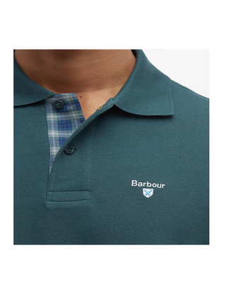 POLO UOMO IN PIQUE'  DI COTONE -  GREEN GABLES MML0012 GN89 BARBOUR 