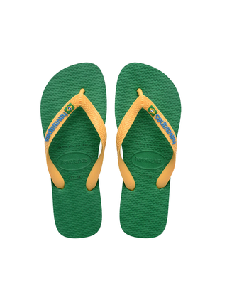 INFRADITO BRASIL LOGO - GREEN YELLOW 4110850 2079 HAVAIANAS 