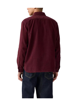 CAMICIA IN VELLUTO A COSTE " JACKSON " - BORDEAUX 19573-0291 0291 LEVI'S 