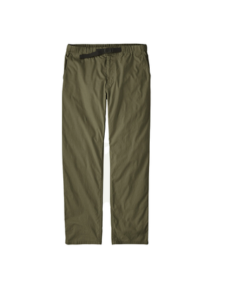 PANTALONE UOMO CON ELASTICO IN COTONE E CANAPA - VERDE 21880 BSNG PATAGONIA 