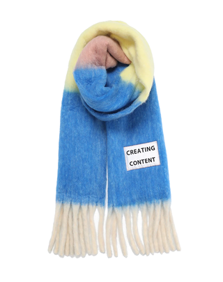 MAXI SCIARPA CON FRANGE - CREATING CONTENT SRP 019 VERB TO DO 