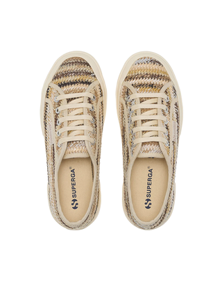 SNEAKERS "2750 RAFFIA" - BEIGE WEAVING S5133SW A0E SUPERga 