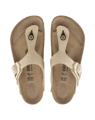 SANDALO GIZEH IN PELLE NABUK CON FIBBIA GRANDE - SANDCASTLE 1023966-N SANDCASTLE BIRKENSTOCK 