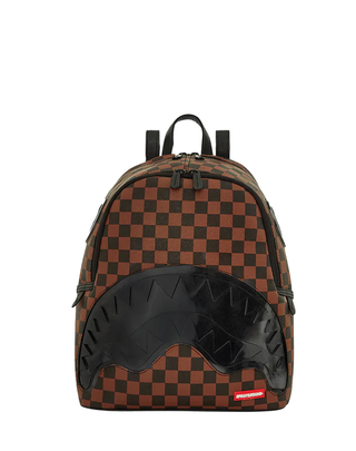 ZAINO "CLEAR RUBBER SHARKS IN PARIS SAVAGE" MARRONE 910B6513NSZ U SPRAYGROUND 