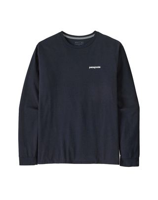 T-SHIRT UOMO MANICA LUNGA CON STAMPA POSTERIORE - BLU 38518 NENA PATAGONIA 