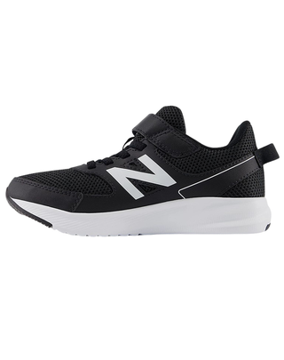 SNEAKERS BAMBINO "570" NERA CON VELCRO