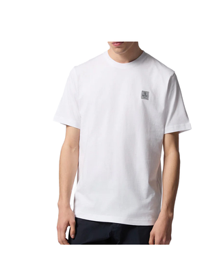 T-SHIRT UOMO MEZZA MANICA " CLASH " - BIANCO T62000JE004 A00010 REFRIGIWEAR 