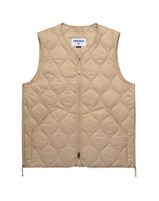 GILET UOMO "PLYMOUTH" - BEIGE SAFARI 72122GW 673 SEBAGO 