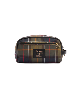 BEAUTY CASE TARTAN - VERDE MAC0396 OL91 BARBOUR 