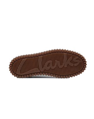 SCARPONCINO UOMO " TORHILL HI" IN PELLE LISCIA - MARRONE SCURO 2618 3425 CLARKS 
