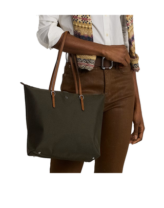 BORSA SHOPPER KEATON 26 TOTE - VERDE 431916737 019 RALPH LAUREN 