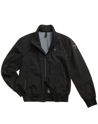BOMBER UOMO NASTRATO "ANSON" - NERO
