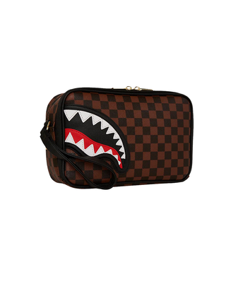 POCHETTE "SAWTOOTH SHARKS IN PARIS TOILETRY BRICK" 910B7840 NSZ SPRAYGROUND 